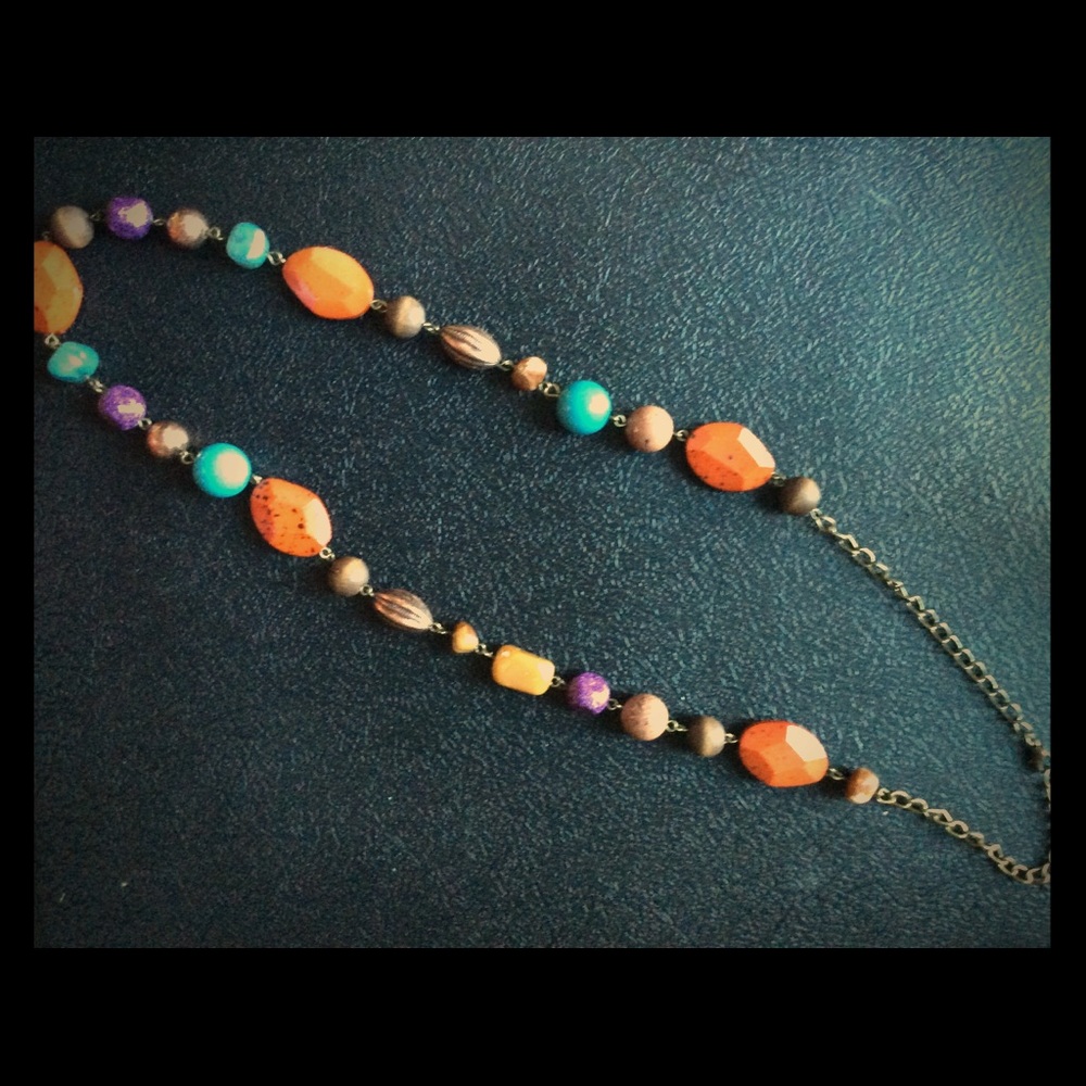 Bright bold necklace